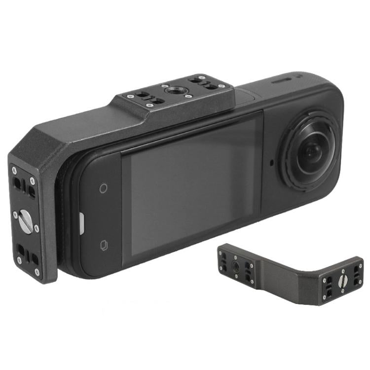 For Insta360 X3/X4/X5 Quick-Release Mount For Horizontal Vertical Shooting Horizontal Stand - Black