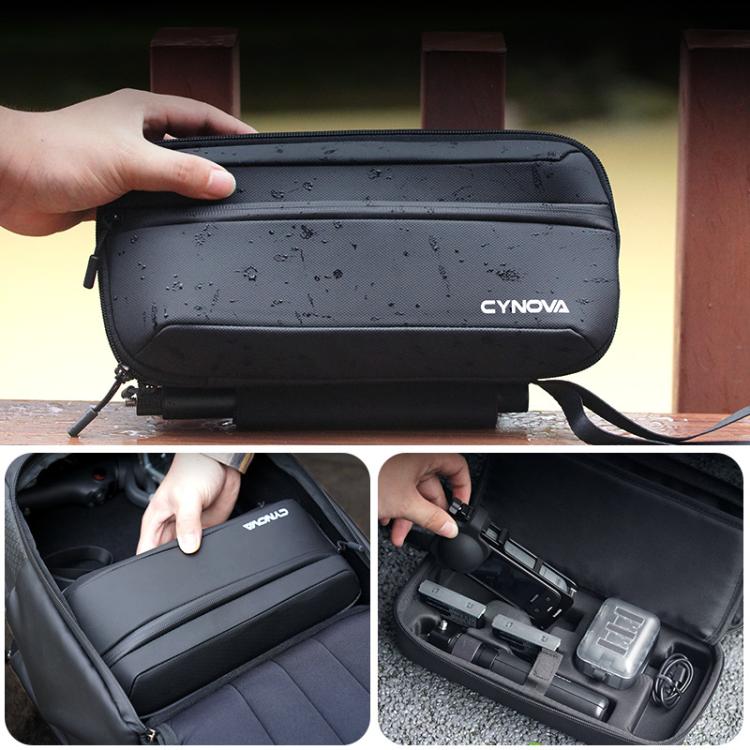 CYNOVA OX5-SNB-CY For Insta360 X5 Storage Bag Portable Waterproof Handbag - Black