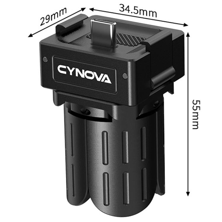 CYNOVA OP3-XDT-CY For DJI Osmo Pocket 3 Mini Quick-Release Tripod - Black