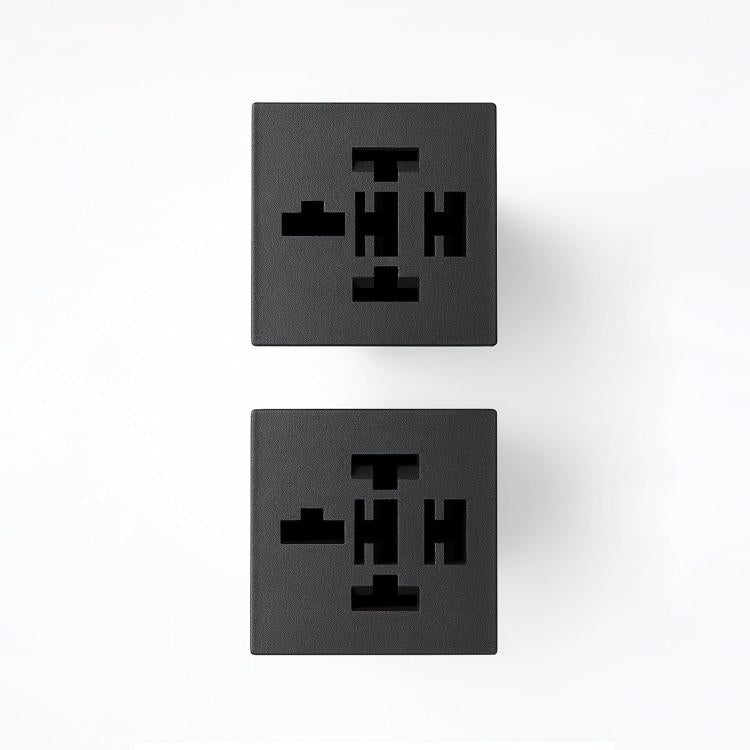 5pcs /Set Relay Socket Module for 4-Pin and 5-Pin Relays, Compatible with FB-15T 15-Slot Relay Box - Black