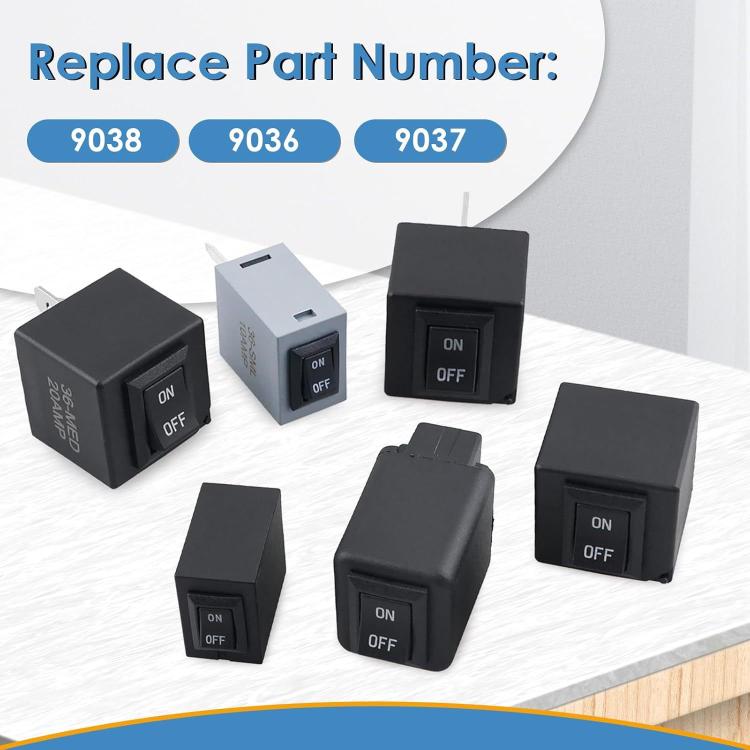 6pcs /Set 9038 Fuel Pump Relay Bypass Master Kit Replaces OEM 9036 And 9037, For Automotive Diagnostic Testing