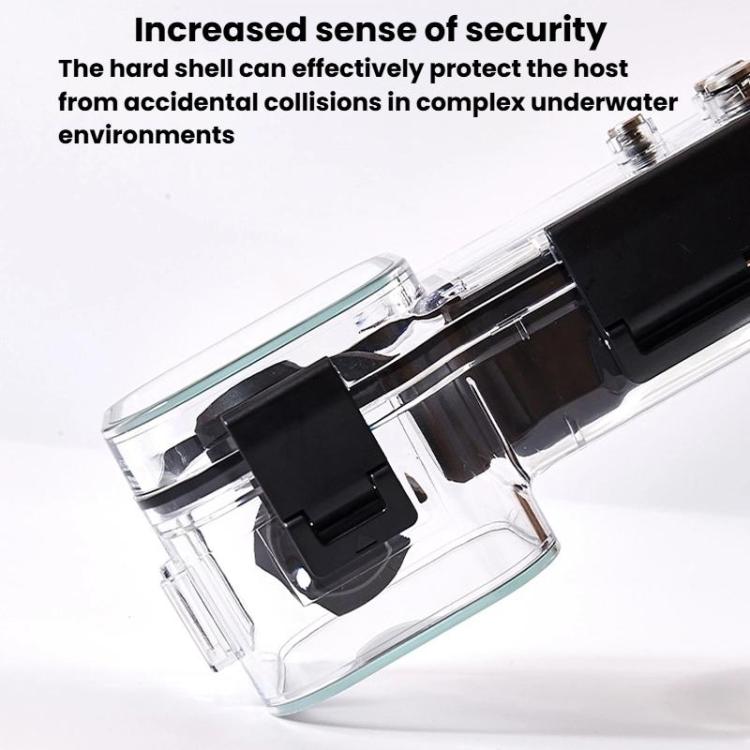 For DJI Osmo Pocket 3 HD Waterproof Case Camera Underwater Protective Cover - Transparent