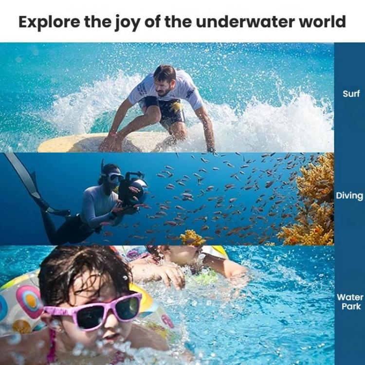 For DJI Osmo Pocket 3 HD Waterproof Case Camera Underwater Protective Cover - Transparent