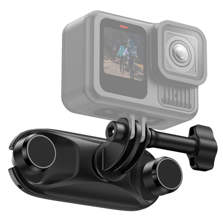 TELESIN S3-JFM-03-TDJ Backpack Quick-Release Mount Universal Backpack Clip For Action Cameras - Black