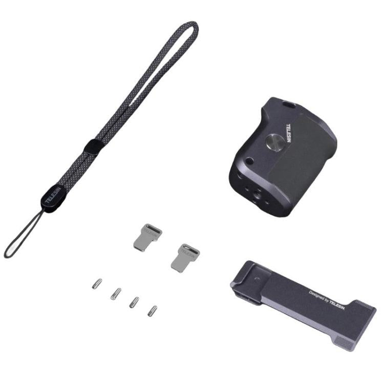 TELESIN Camera Grip Kit For GoPro HERO9 Black / HERO10 Black / HERO11 Black / HERO12 Black / HERO13 Black, Spec: Without Camera Cage