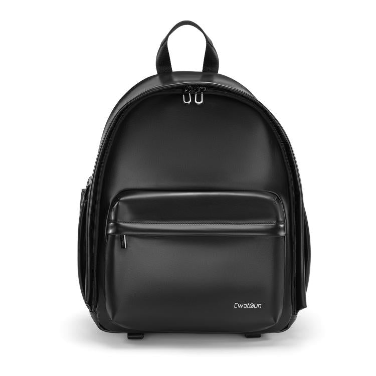 Cwatcun D125 Medium Shoulder Camera Bag Waterproof Casual Photography Backpack - Black