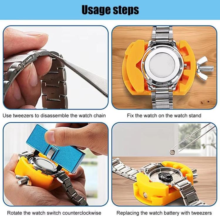 3pcs /Set Watch Back Cover Repair Battery Replacement Tool Set