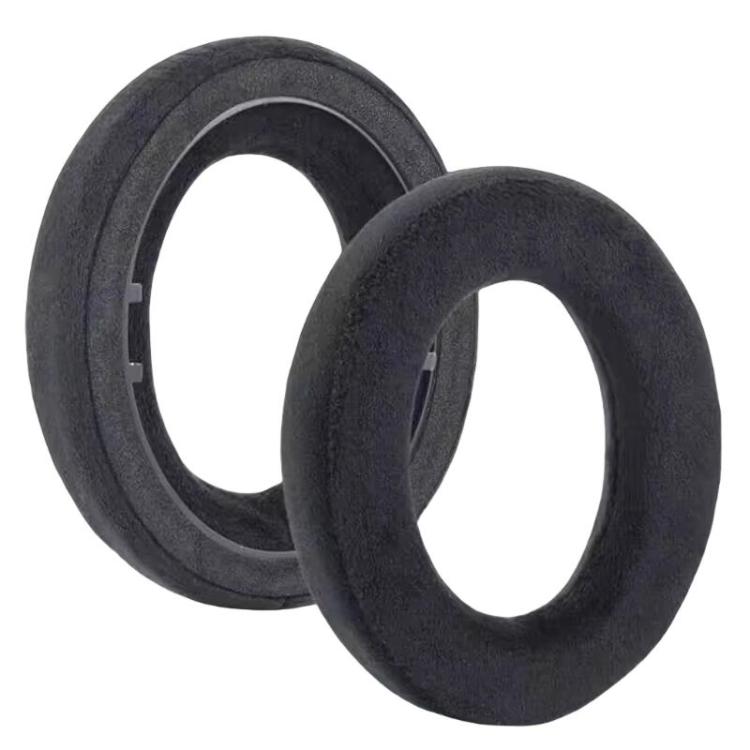 For Sennheiser HD490 Pro / HD490 Pro Plus 1pair Sponge Headphone Cushions Replacement Earpads For Over-Ear Headphones, Spec: Fleece Fabric