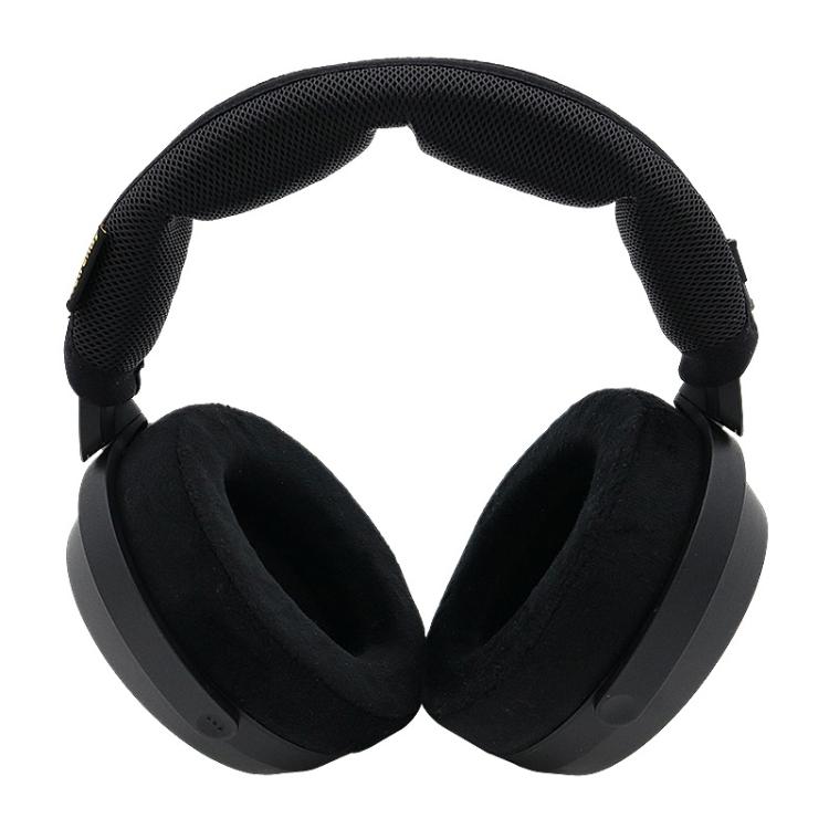 For Sennheiser HD490 Pro / HD490 Pro Plus 1pair Sponge Headphone Cushions Replacement Earpads For Over-Ear Headphones, Spec: Leather
