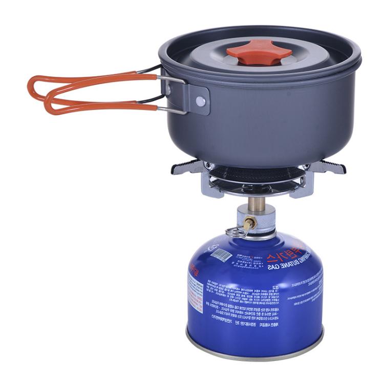 AOTU AT6313 Outdoor Camping Round Burner Integrated Gas Stove With High Power Burner