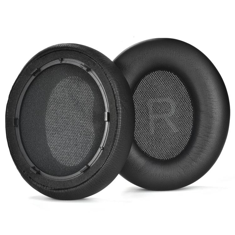 For Anker Space Q45 1pair Ear Muffs Foam Noise Reduction Earmuffs, Spec: Potein Leather Black