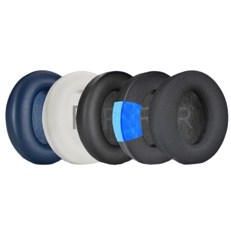 For Anker Space Q45 1pair Ear Muffs Foam Noise Reduction Earmuffs, Spec: Potein Leather Black