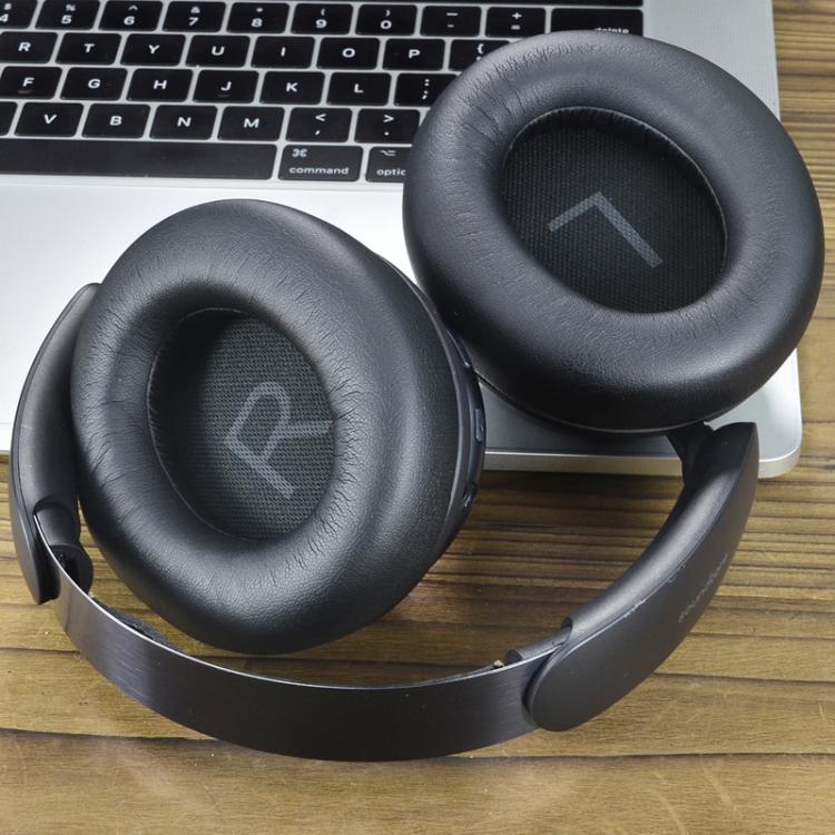 For Anker Space Q45 1pair Ear Muffs Foam Noise Reduction Earmuffs, Spec: Potein Leather Blue