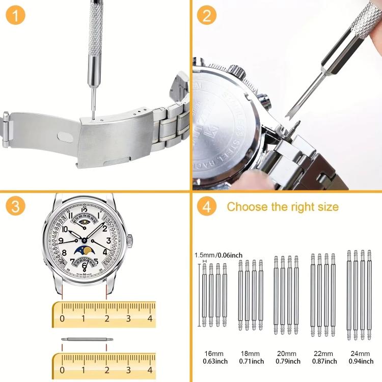39pcs /Set Watch Repair Adjustment Strap Removal Tool Set - TZ2-086