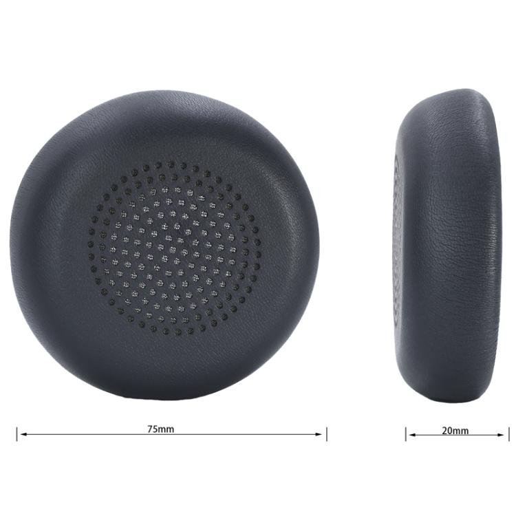 For Logitech Zone 950 2pcs Ear Muffs Headphone Replacement Parts - Titanium