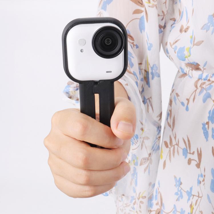 For Insta360 GO Ultra Handheld Extension Grip Portable Shooting Support Bracket - Black