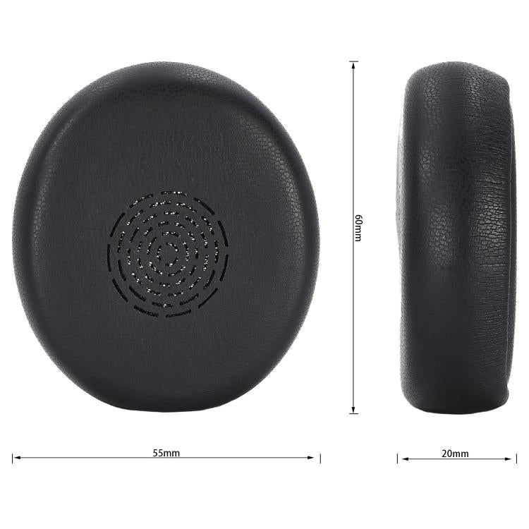 For Jabra Engage 50 II / Engage 40 Wired 2pcs Ear Muffs Earphone Protective Cover - Black