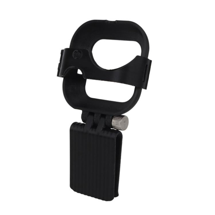For Insta360 GO Ultra Hat Mount Clip Adjustable Cap Brim Fixing Bracket For First-Person Perspective Filming - Black