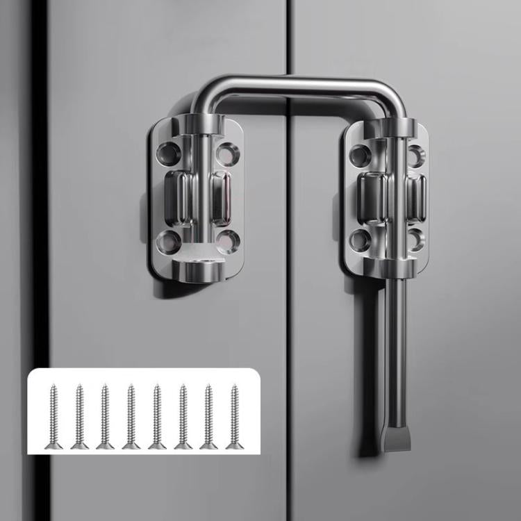 Thickened Anti-Theft Surface-Mount Interior Latch For Doors And Windows, Specification: Steel Screw-mounted
