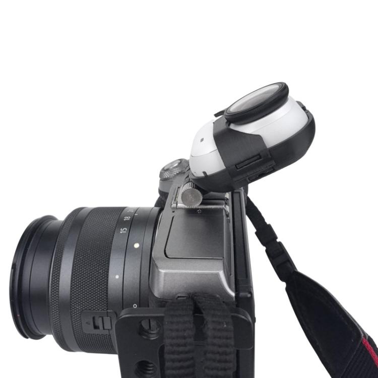 Hot Shoe Mount for Insta360 GO Ultra to DSLR/Mirrorless Cameras Dual Camera Adapter Bracket - Black