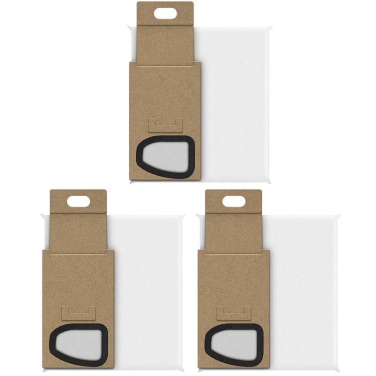 For Roborock H5 / H6 / H7 Handheld Cordless Vacuum Cleaner 3pcs Dust Bag Vacuum Cleaner Accessories Consumables - White