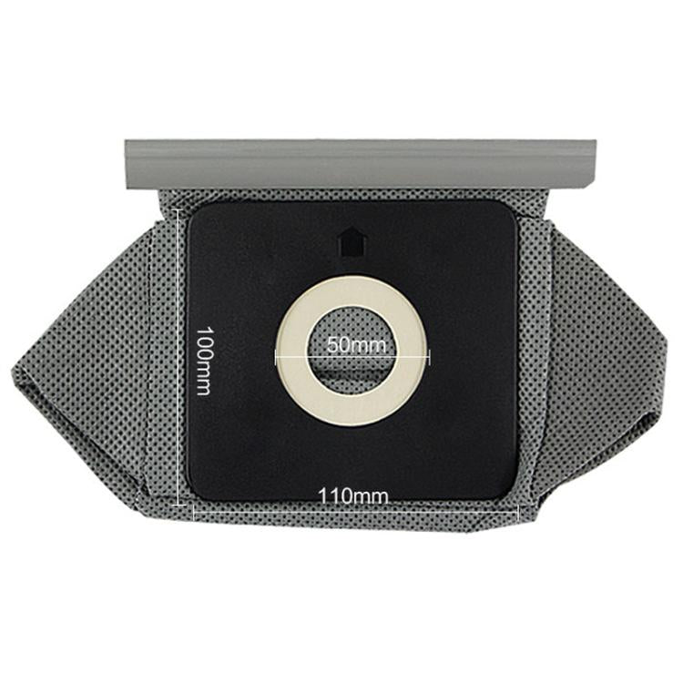 2pcs Vacuum Cleaner Dust Collection Bag Accessory Cloth Bag - Grey