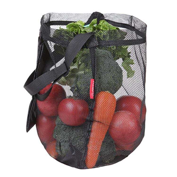 AOTU AT6945 Portable Large Capacity Beach Bag Mesh Skeleton Camping Bag