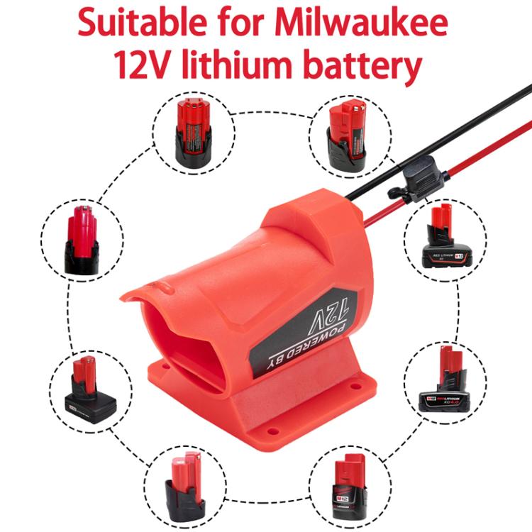 For Milwaukee Power Tool Lithium Battery Charger DIY Converter M12 Adapter