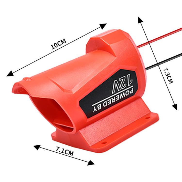 For Milwaukee Power Tool Lithium Battery Charger DIY Converter M12 Adapter With Fuse