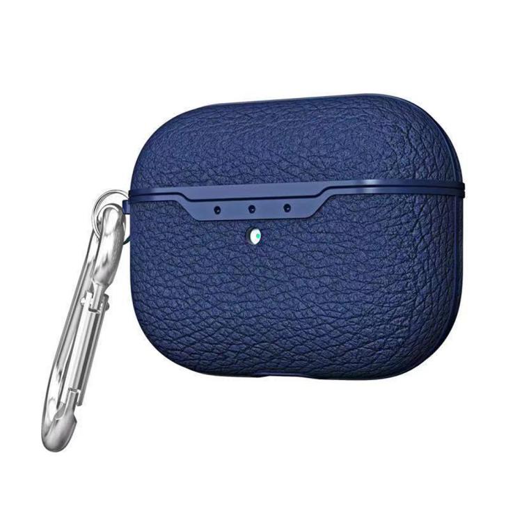 For Airpods Pro 2 Litchi Pattern TP Soft Shell Earphone Protective Case