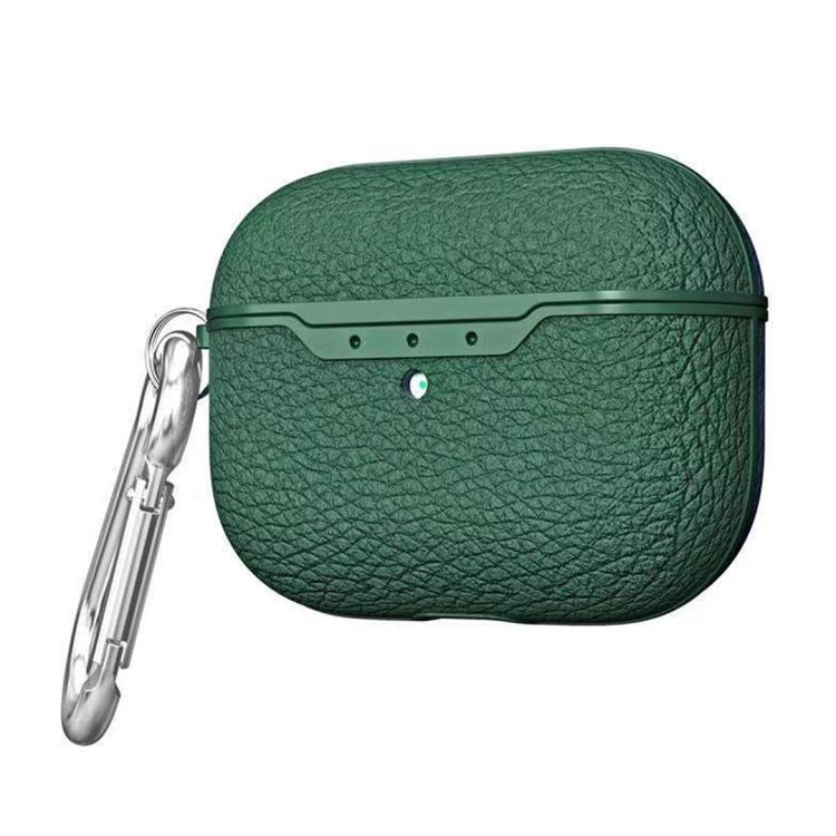 For Airpods 3 Litchi Pattern TP Soft Shell Earphone Protective Case