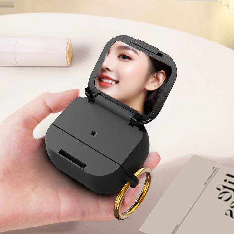 For Airpods 3 Beauty Mirror Phone Holder Earphone Case