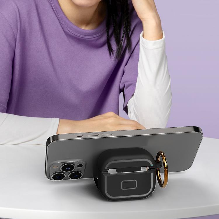 For Airpods 3 Beauty Mirror Phone Holder Earphone Case