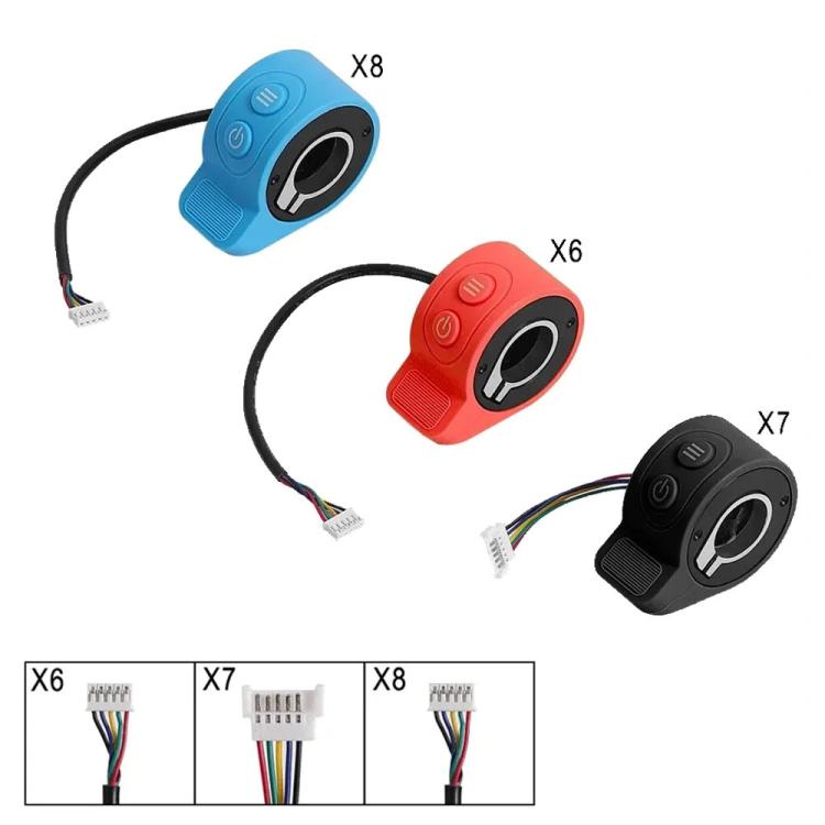 For HX X6 20cm Scooter Finger Picks Speed Controller Throttle Knob Assembly Accessories