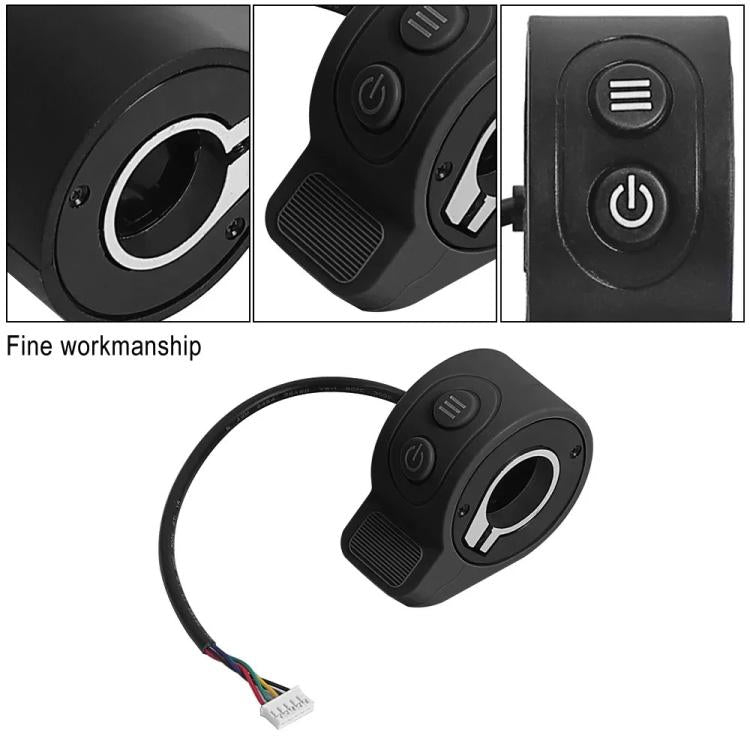 For HX X7 9cm Scooter Finger Picks Speed Controller Throttle Knob Assembly Accessories