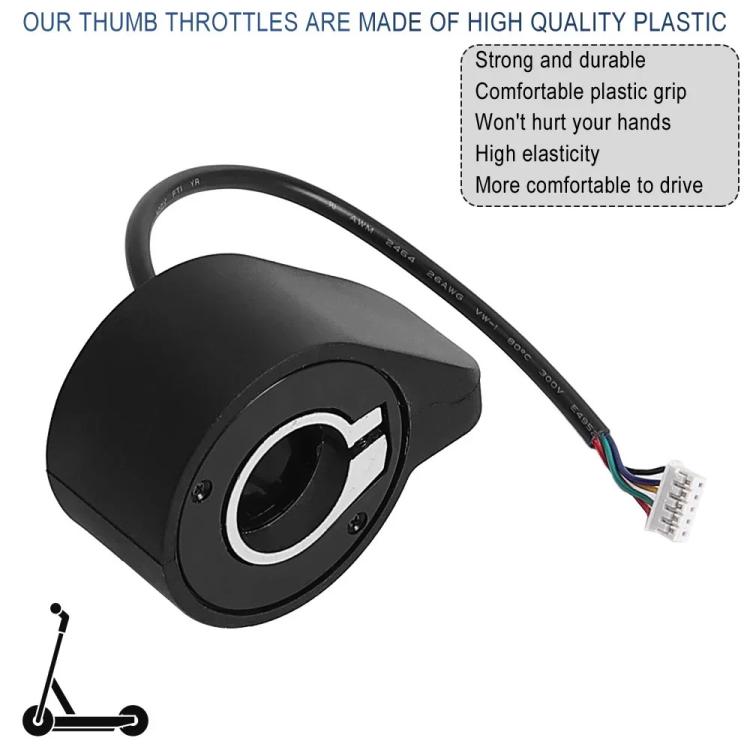 For HX X7 9cm Scooter Finger Picks Speed Controller Throttle Knob Assembly Accessories