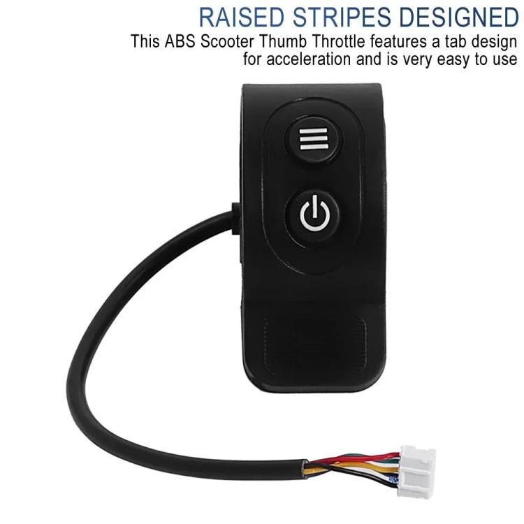 For HX X8 16cm Scooter Finger Picks Speed Controller Throttle Knob Assembly Accessories