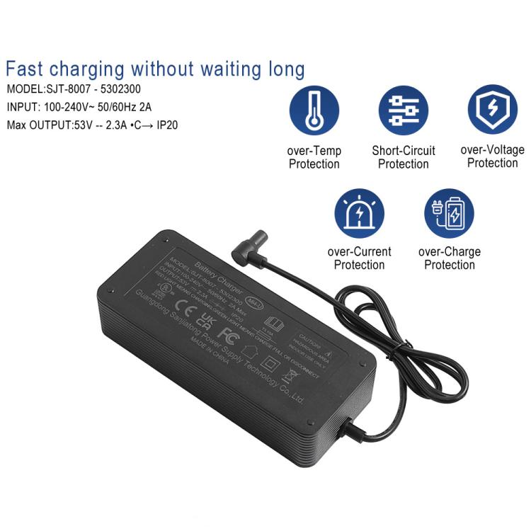 53V 2.3A Scooter Charger, For Xiaomi Scooter 4 Ultra / Xiaomi 4 Pro 2nd Gen / Navee S65 / Navee N65i AU Plug