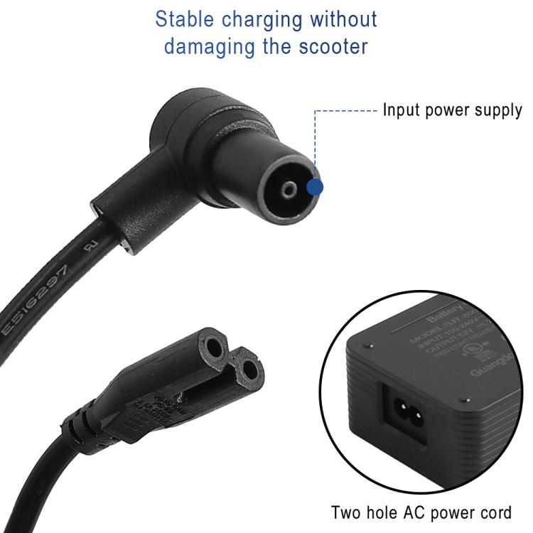 53V 2.3A Scooter Charger, For Xiaomi Scooter 4 Ultra / Xiaomi 4 Pro 2nd Gen / Navee S65 / Navee N65i US Plug
