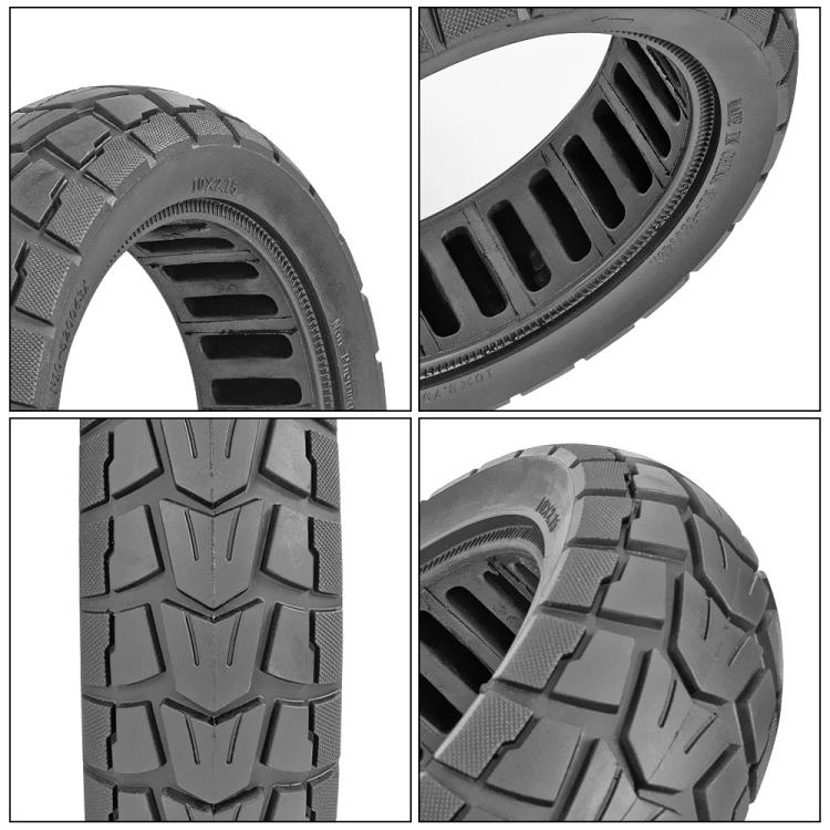 For Kugoo M4 / G-Booster G2 Pro 10x2.75 Inner Honeycomb Outer Tire 10 inch Off Road Solid Tire