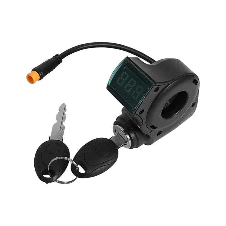 For Xiaomi M365 / KUGOO M4 Scooter Meter Power Display Insert Waterproof Plug Electric Door Locks - Black