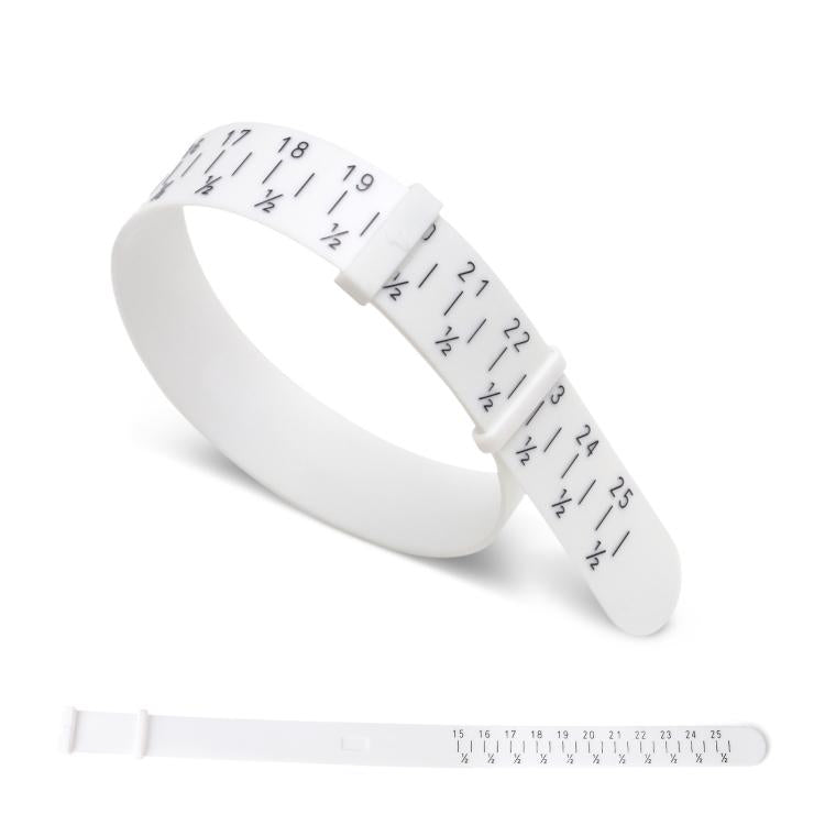 Bracelet Wrist Size Measuring Belt, Color: White CN 15-25 cm