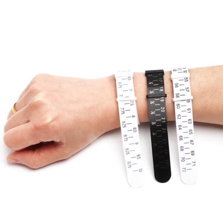 Bracelet Wrist Size Measuring Belt, Color: White 5-10 inches