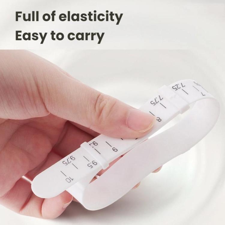 Bracelet Wrist Size Measuring Belt, Color: White 5-10 inches
