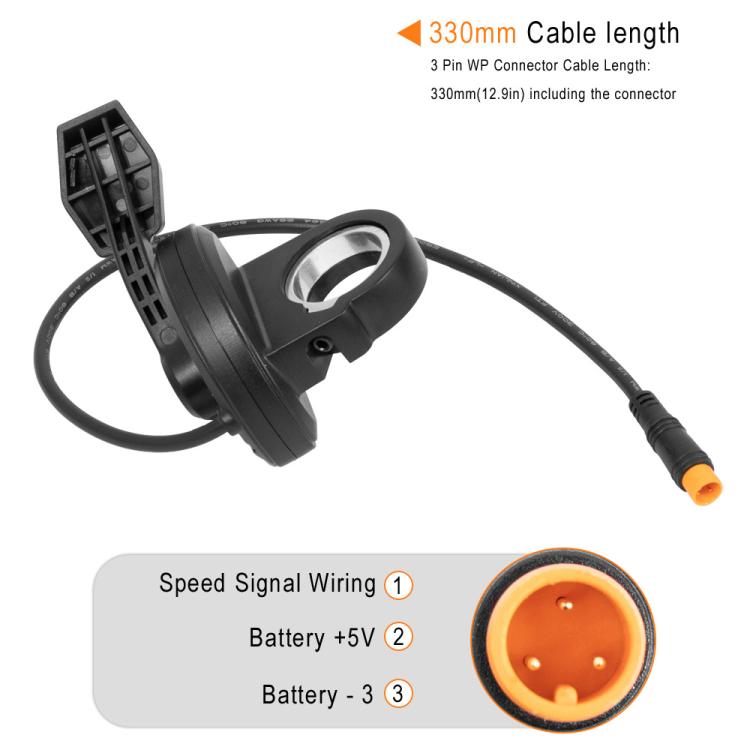 Round 3 Pin Electric Bicycle 108X R Throttle Starting Adjustable Speed Turning Grip Accelerated Thumb Throttle Brake