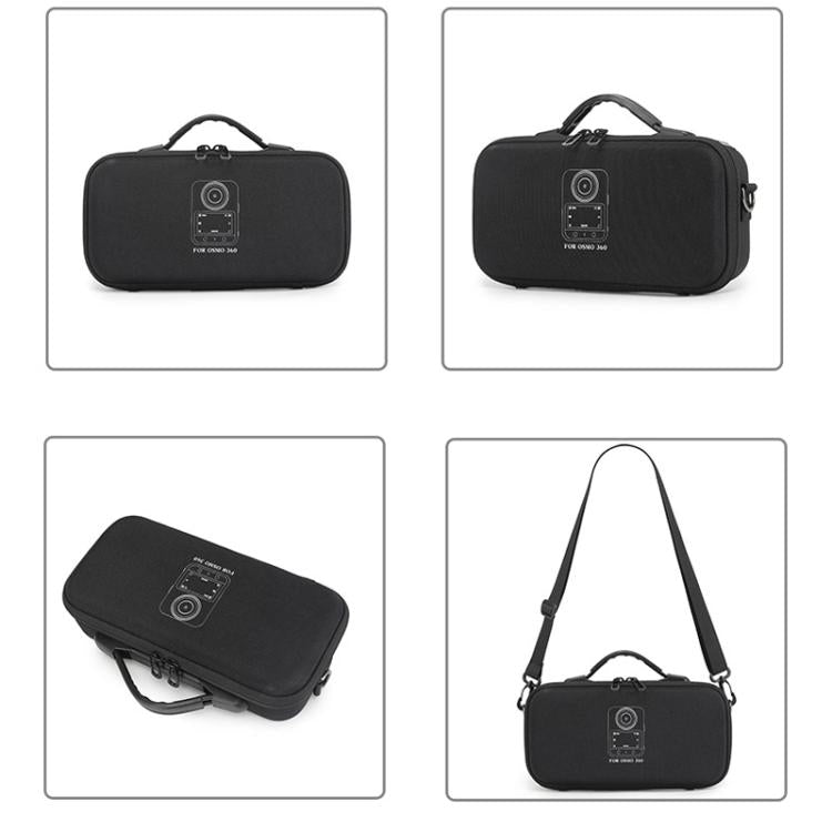 BKano Carrying Case for DJI Osmo 360 Adventure Combo Water-Resistant Hard Shell Shoulder/Handbag - Black
