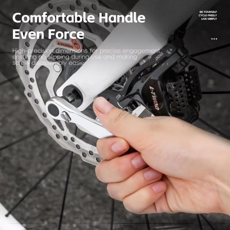 WEST BIKING Multi-Function Hexagonal Bicycle Repair Wrench Tool Set - Includes CO2 Valve