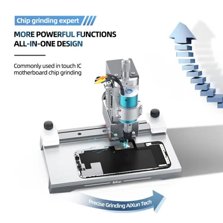 AiXun 2nd Generation Intelligent BGA Chip Polisher Phone Motherboard Automatic Repair Screen IC Degumming Machine EU Plug