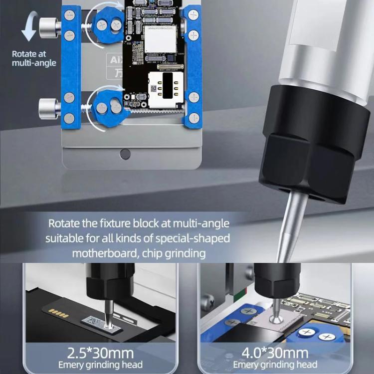 AiXun 2nd Generation Intelligent BGA Chip Polisher Phone Motherboard Automatic Repair Screen IC Degumming Machine US Plug