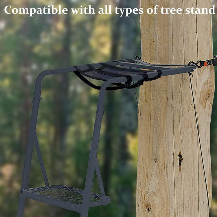 Outdoor Climbing Tree Stand Adjustable Replacement Seat Accessory, Specification: Without Cross
